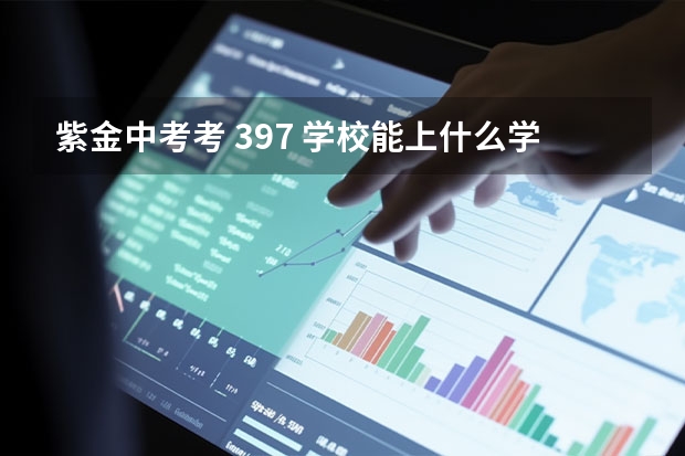 紫金中考考 397 学校能上什么学校？